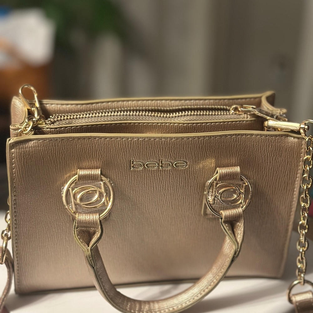 BEBE Sarah Mini Satchel Crossbody NWOT